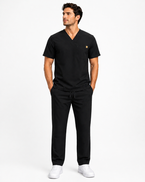 Men Scrub (black ) Harmony