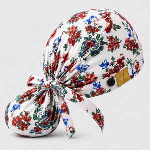 Painted flowers Ponytail Cap ( ورود مطبوعة ) Harmony