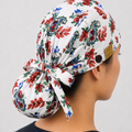 Painted flowers Ponytail Cap ( ورود مطبوعة ) Harmony