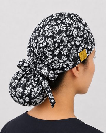 Black flowers Ponytail Cap (   ورود سوداء) Harmony