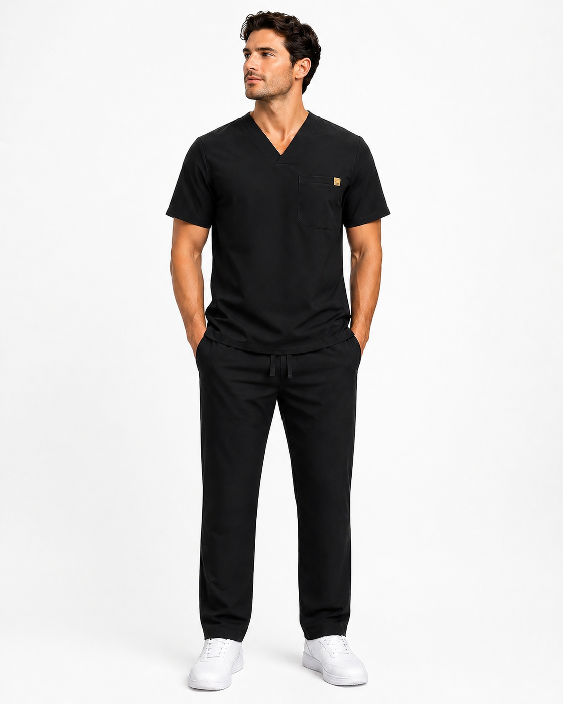 Men Scrub (black ) Harmony