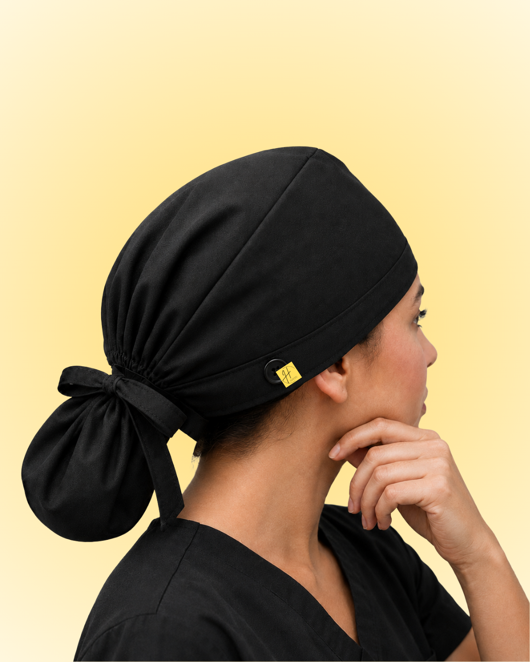 Black blue Ponytail Cap (  اسود طويل ) Harmony