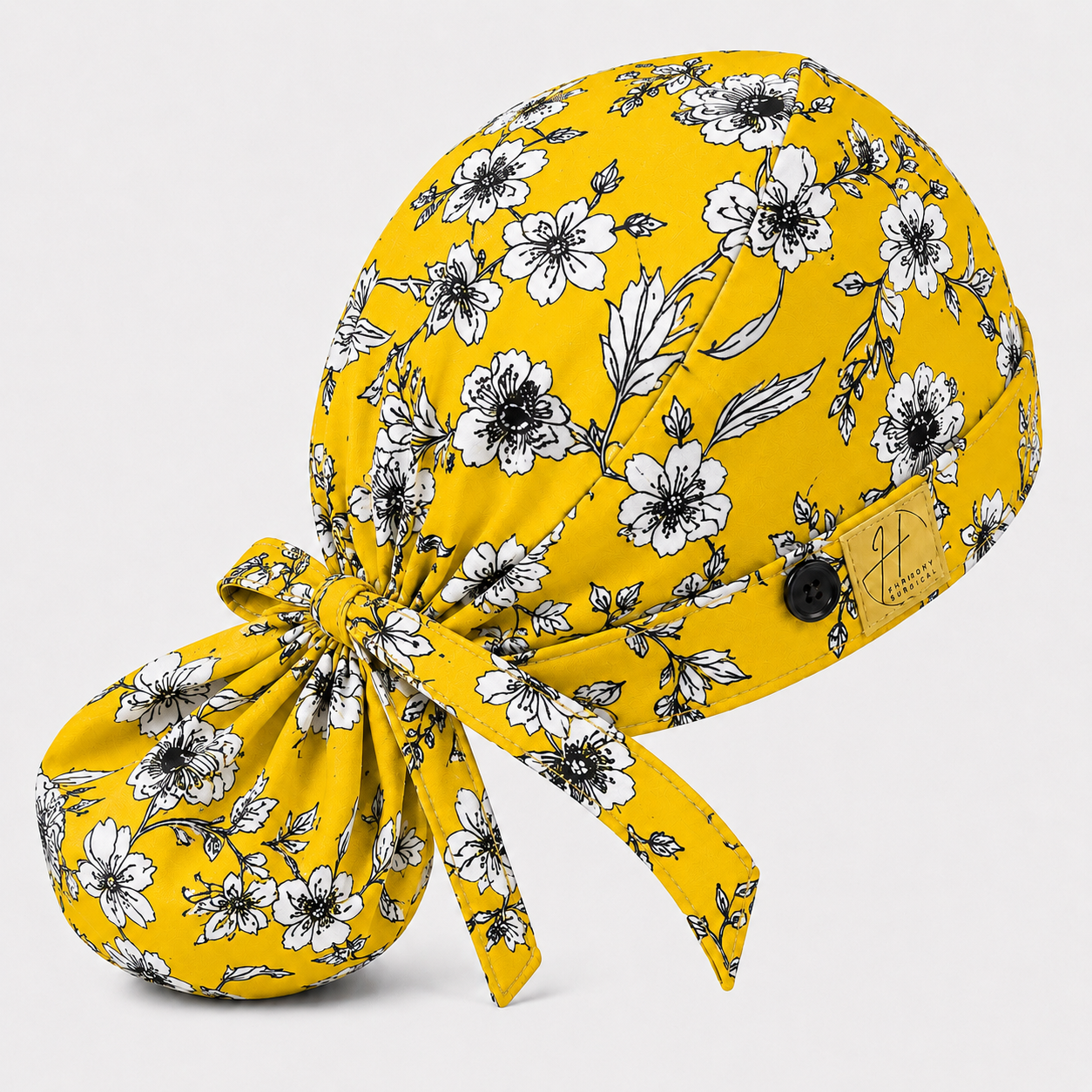 Yellow flowers Ponytail Cap ( ورود صفراء ) Harmony