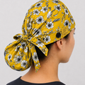Yellow flowers Ponytail Cap ( ورود صفراء ) Harmony