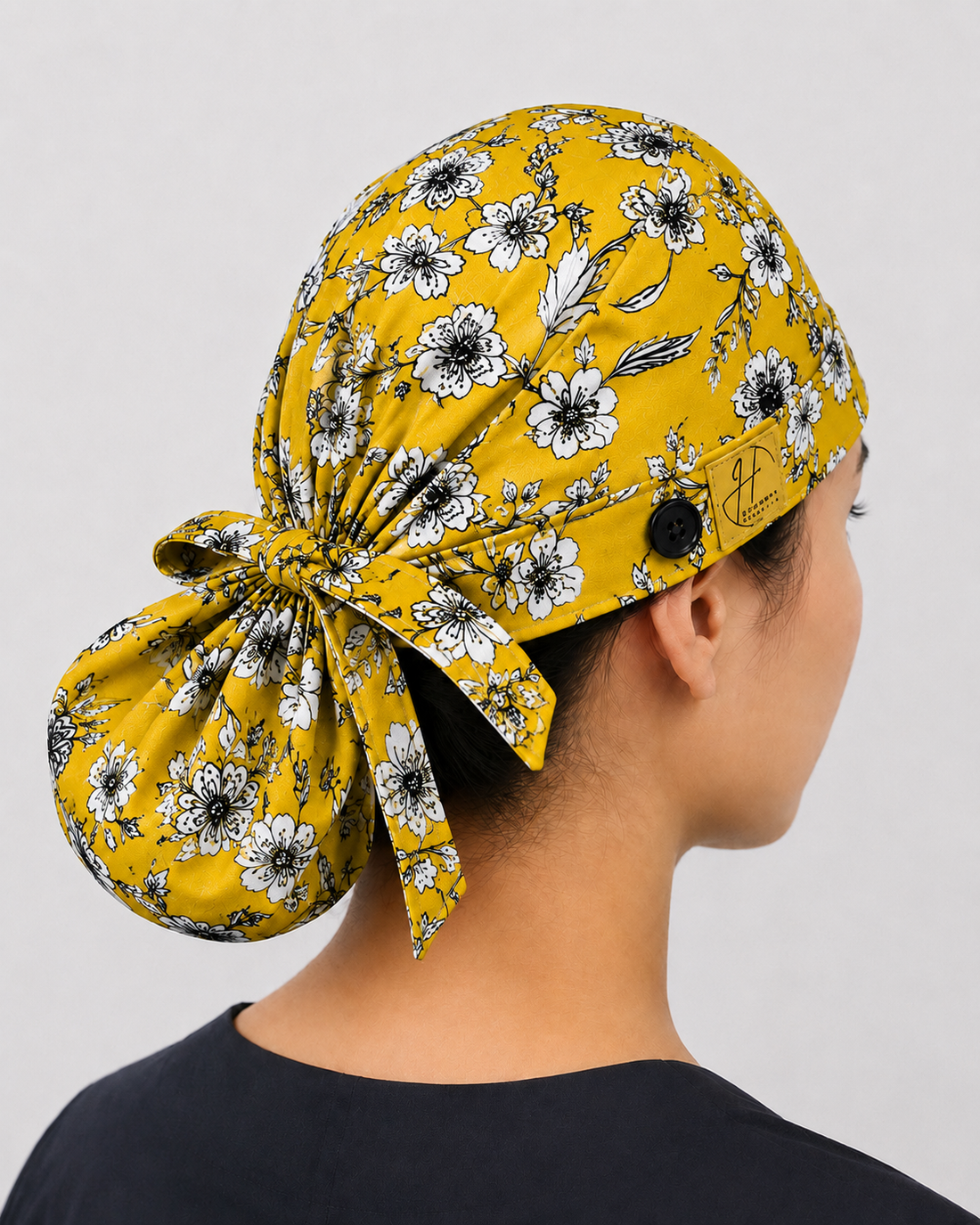Yellow flowers Ponytail Cap ( ورود صفراء ) Harmony