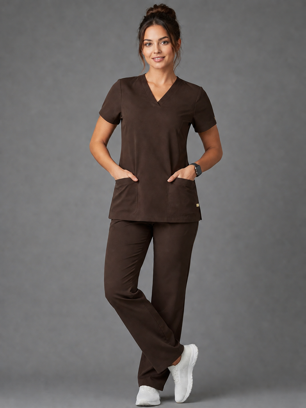 Women Scrub ( Chocolate)