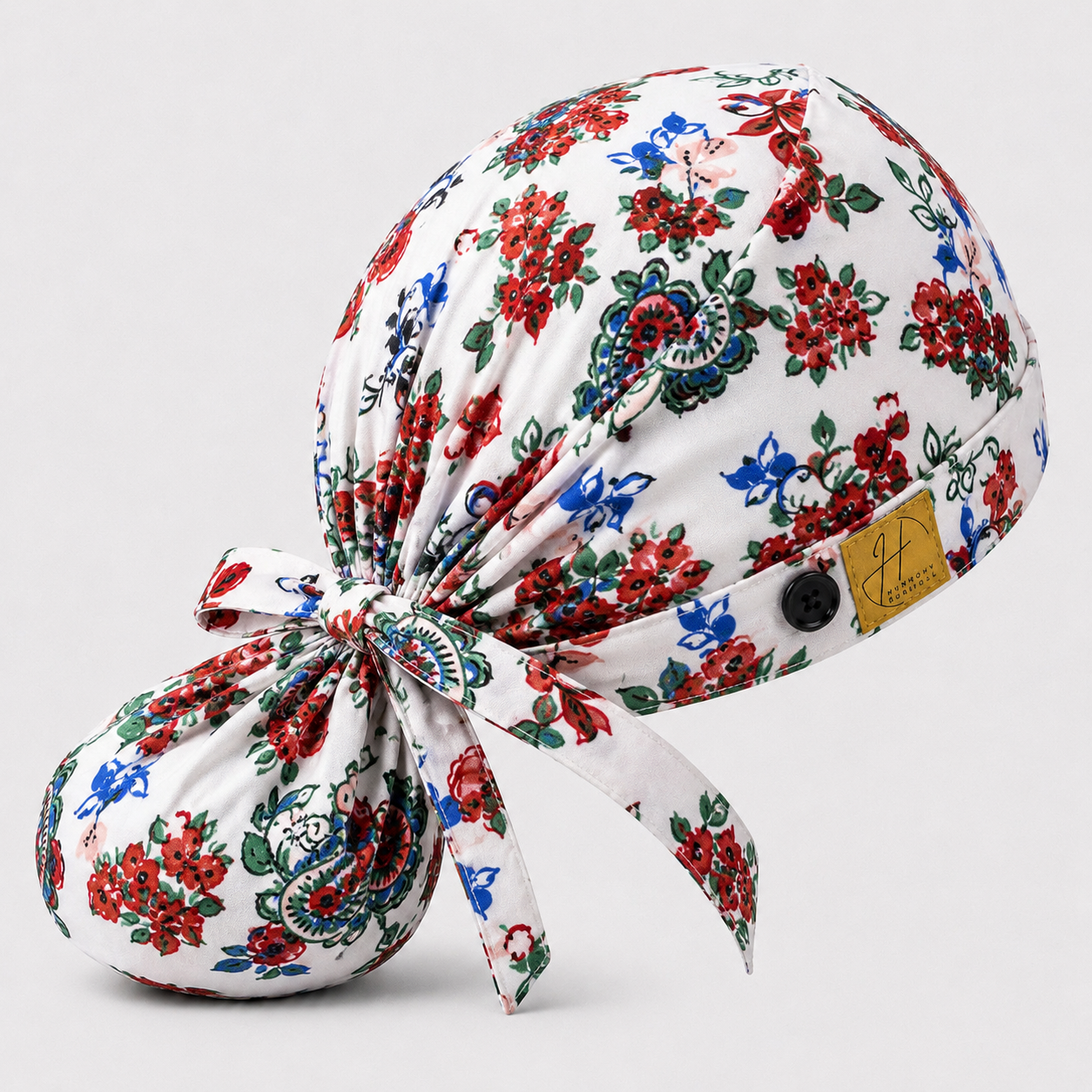 Painted flowers Ponytail Cap ( ورود مطبوعة ) Harmony