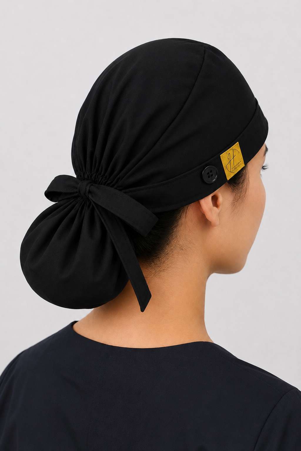 Black blue Ponytail Cap (  اسود طويل ) Harmony