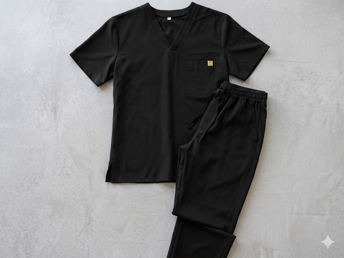 Men Scrub (black ) Harmony