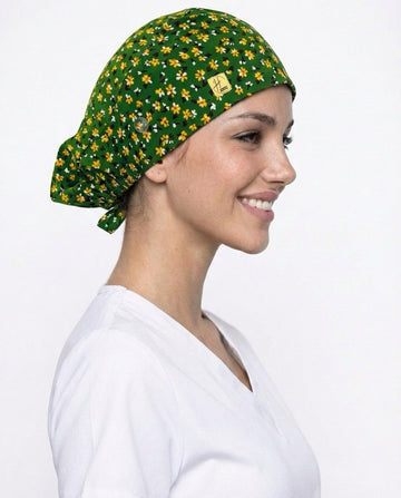 كاب بوفان جراحي بطبعة هادئة — هارموني سيرجيكل | Calm Print Bouffant Scrub Cap Harmony Iraq
