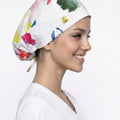 كاب بوفان جراحي بطبعة داكنة — هارموني سيرجيكل | Dark Pattern Bouffant Surgical Cap Iraq