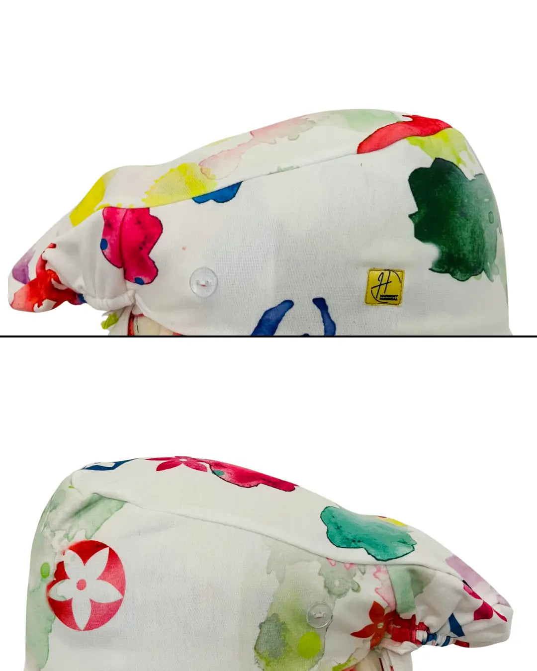 كاب بوفان جراحي بطبعة زاهية — هارموني سيرجيكل | Vivid Bouffant Surgical Cap Harmony Iraq